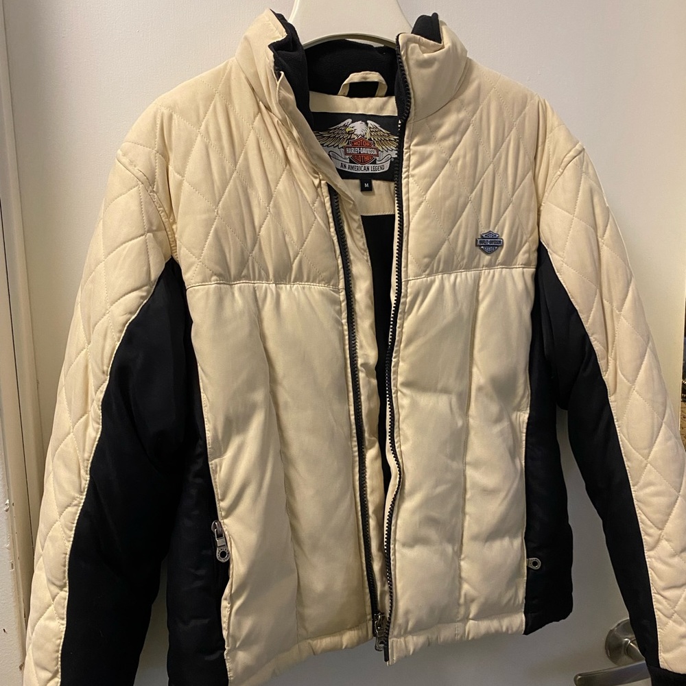 Harley Davidson woman's size Medium winter polyester coat